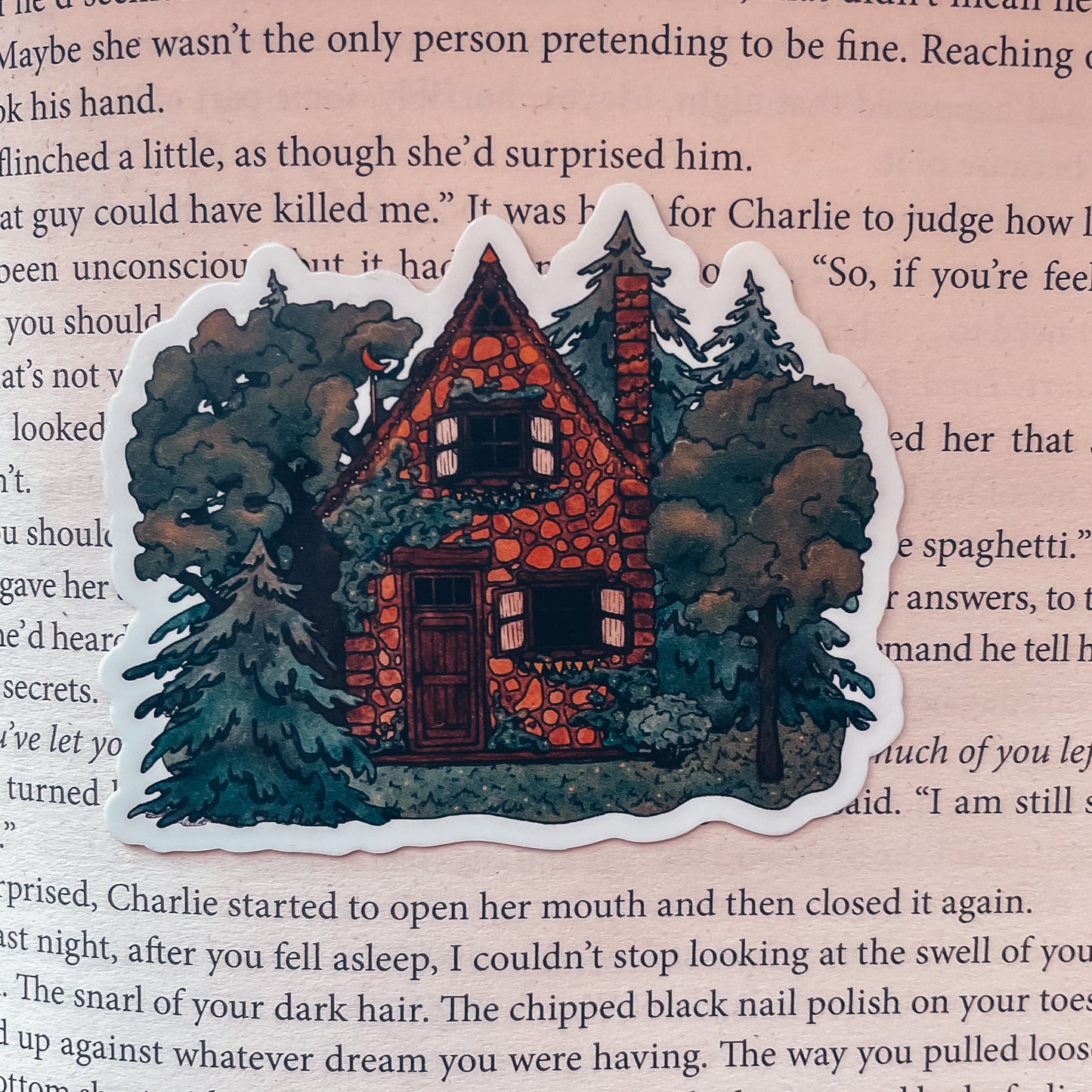 Cozy Cottagecore Storybook Sticker