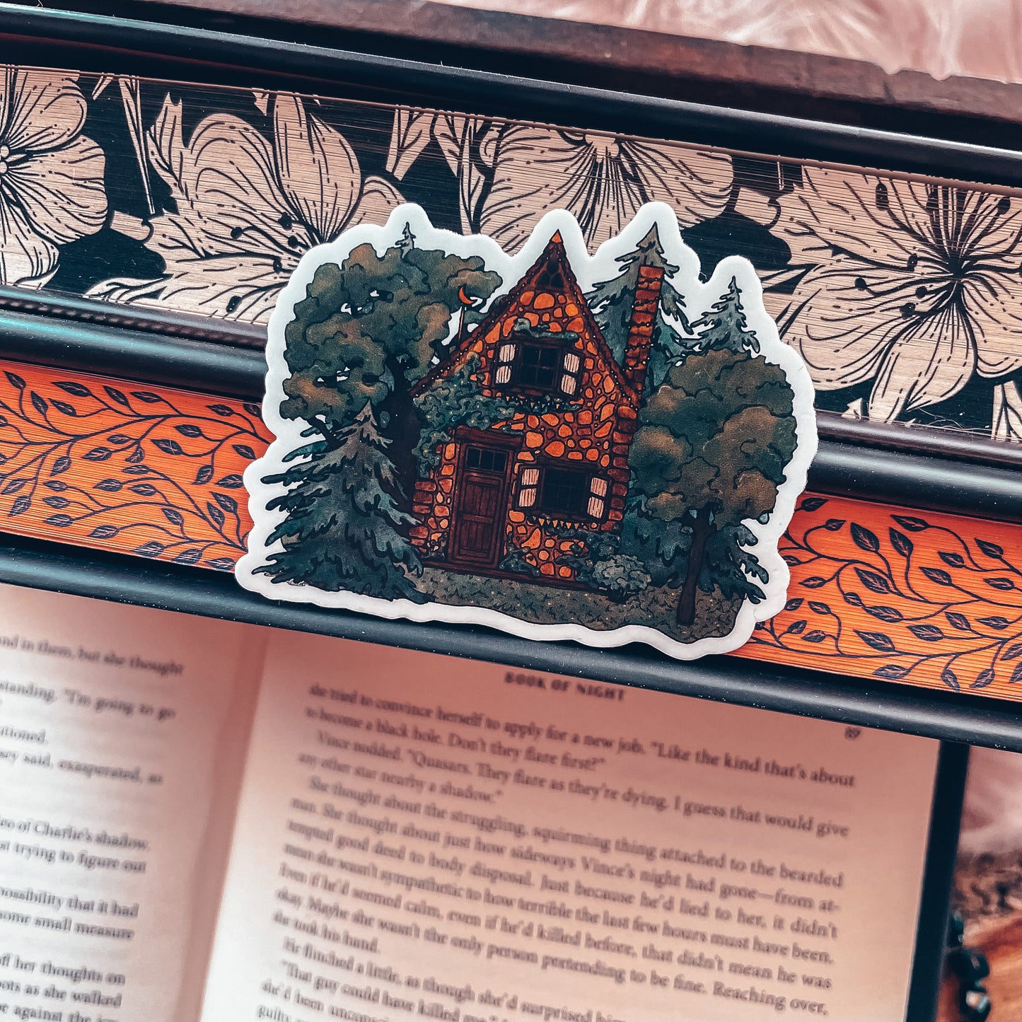 Cozy Cottagecore Storybook Sticker