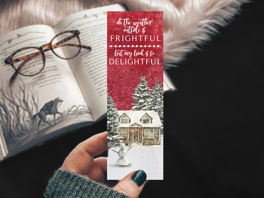 Christmas Snowman Bookmark