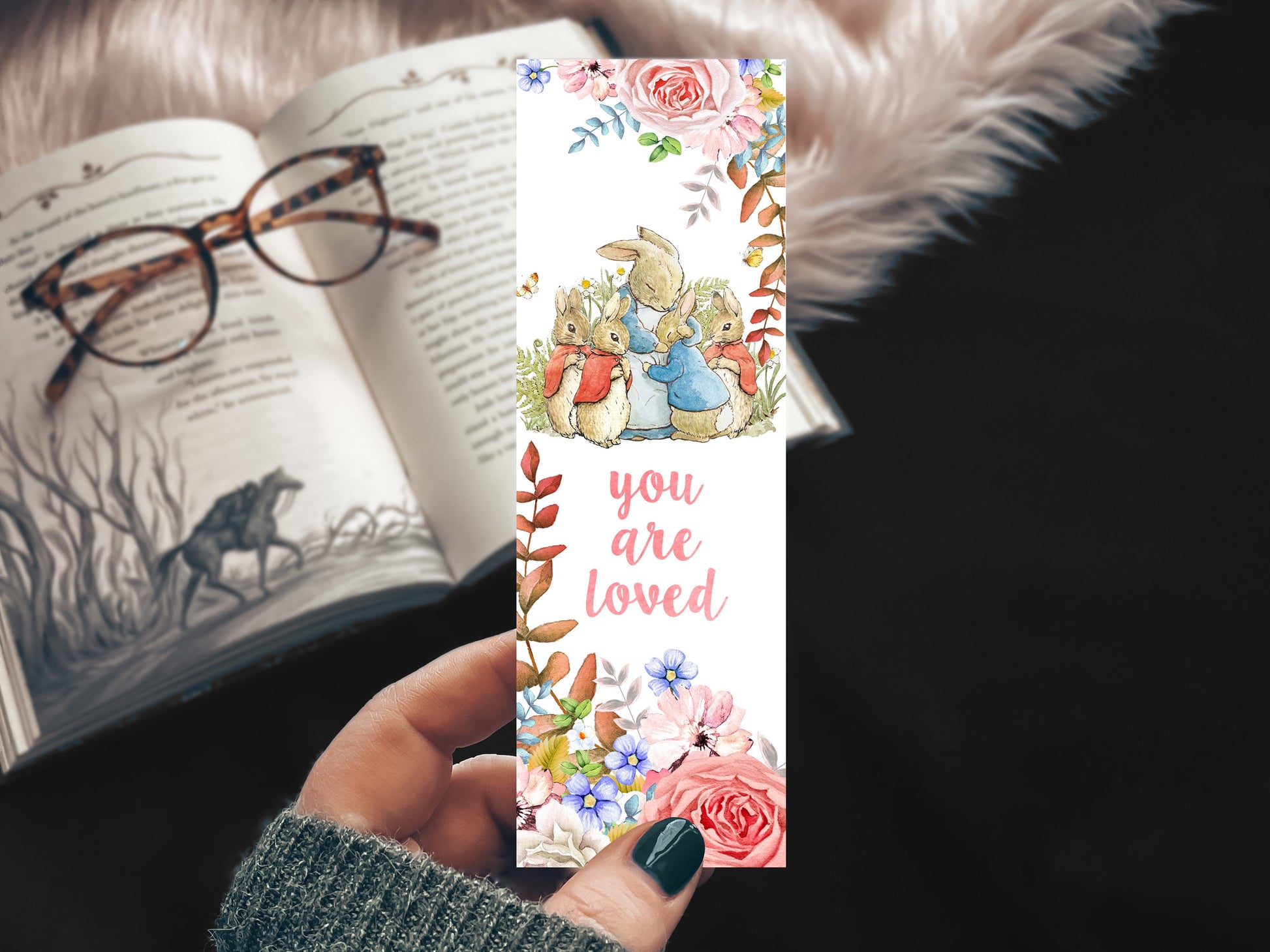 You Are Loved, Peter Rabbit Bookmark – Mirkwood Scribes