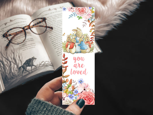 You Are Loved, Peter Rabbit Bookmark